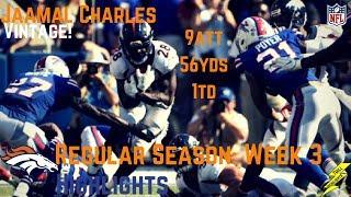 Jamaal Charles Week 3 Regular Season Highlights Vintage | 9/24/2017