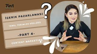 İçerik Pazarlaması (CONTENT MARKETING) Temel Terimler Sözlüğü - Part 4