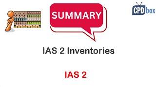 IAS 2 Inventories summary - applies in 2024