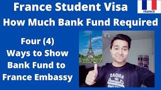 France Student Visa : How Much Bank Funds Required in France | Study Free in France | Study Visa Fr