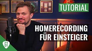 Homerecording für alle (2025) | Alles, was ihr zum Musik aufnehmen braucht | Gitarren Tutorial DE