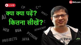 Learn this to become a software developer | MySirG Sunday LIVE