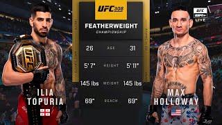  UFC 308: Ilia Topuria vs Max Holloway | Full Fight & Highlights | Featherweight Title Bout