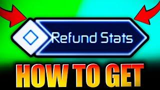 How To GET REFUND STAT POINTS FOR FREE in JUJUTSU INFINITE! ROBLOX