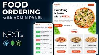 Build a Fullstack Food Ordering App with Next.js 14 (react.js, mongo, tailwind)