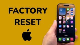 How To Factory Reset iPhone Back To Default Settings