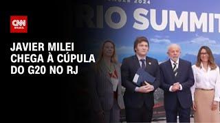 Javier Milei chega à cúpula do G20 no RJ | LIVE CNN