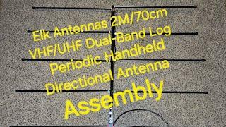 Elk Antennas 2M/70cm VHF/UHF Dual-Band Log Periodic Handheld Directional Antenna Assembly