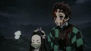 Nezuko heals usui. Demon slayer season 2 ep 11.