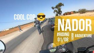 Checkout the Vibrant Culture: Navigating Nador's Crowded Streets on the Royal Enfield Himalayan!️