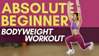 Absolute Beginner Bodyweight Workout (No Weights, No Jumping) | Joanna Soh