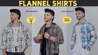 FLANNELS SHIRTS FOR MEN AT CHEAPEST PRICE | HIGH QUALITY FLANNEL SHIRTS FOR WINTER | Yash Kadam