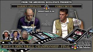 9-Ball - DARREN APPLETON vs COREY DEUEL - 2010 US Open 9-Ball Championship Finals