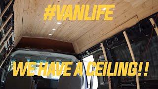 Off Grid Van build / DIY Cedar Ceiling and Insulation