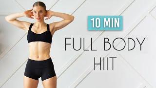 10 min FULL BODY HIIT (Apartment Friendly Fat Burn)