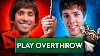 Dota Pro and WC3 Pro in Overthrow! Dendi & Grubby 