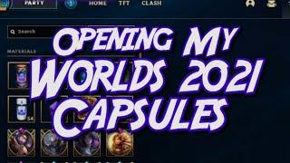 [LoL] UNBOXING 100+ WORLDS 2021 AND ARCANE CAPSULES