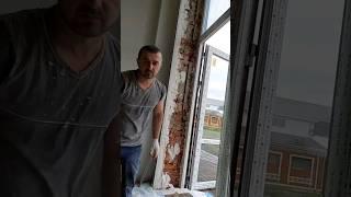 прежде чем делать #откосы обязательно сделай #подготовка #лабинск #стройплощадка #стройдвиж