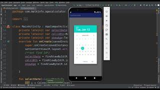 how to #Calculator age from date picker in android /simple age calculator in android use kotlin