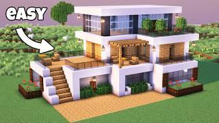 Minecraft Ultimate Modern House Tutorial️