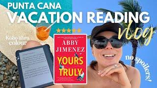 VACATION READING VLOG - read with me in PUNTA CANA!