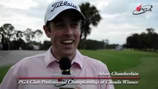 PGA Club Professional Championship Winner Adam Chamberlain