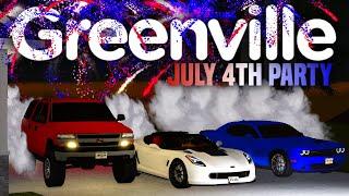 FIREWORKS SHOW and BURNOUT PIT for July 4th party! (Roblox Greenville Roleplay Series)