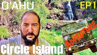 OAHU Circle Island Tour Episode 1 | GW Coffee Farm | Dole Plantation | Waimea Valley | Shark's Cove