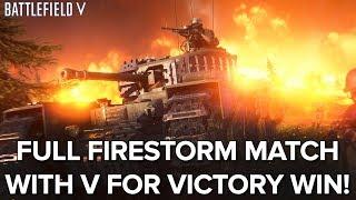 Battlefield V Battle Royale Firestorm gameplay - FULL MATCH WITH WIN