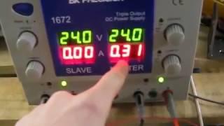 Residual Magnetism Test Setup