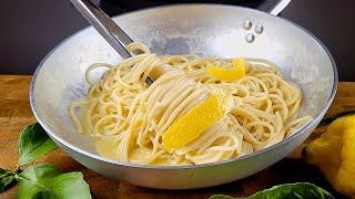 The most delicious Lemon Summer Pasta! The tastiest spaghetti that you'll make it all summer.