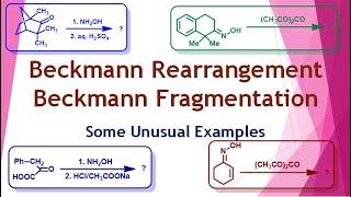 Beckmann Rearrangement|Beckmann Fragmentation CSIR NET GATE IIT JAM