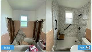 MaxHome Before and After Bathroom Remodels