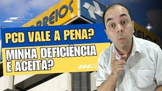 Concurso CORREIOS 2024: Quais Deficiências são aceitas? Vale a pena inscrever como PCD? Carteiro PCD