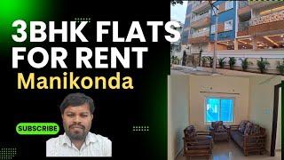 3bhk flats for rent manikonda #manikondaflats