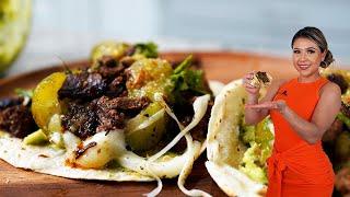 You Will Never Make CARNE ASADA Tacos Any Other Way | CHEESY STUFFED JALAPEÑO CARNE ASADA TACOS