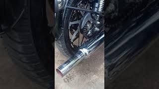 Classic 350 long punjab silencer/Royal Enfield/ Exhaust sound