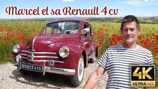 RENAULT 4CV - Balade avec Marcel et découverte de sa belle 4CV