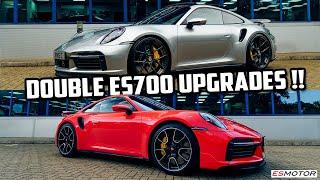 850BHP AND 830BHP 992 TURBO S ES700 UPGRADES!! #porsche #esmotoruk #911turbos #ES1300