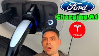 EV Charging Experience at Tesla with a Ford F150 Lightning