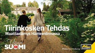 Kotimaan matkailu: Tiirinkosken Tehdas. Maatilaelämys Hämeenlinnassa.