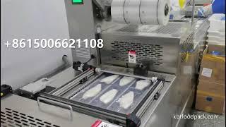 Frozen Pangasius fish fillets thermoforming vacuum packaging machine