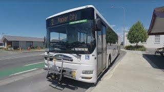 Bus ride in New Zealand