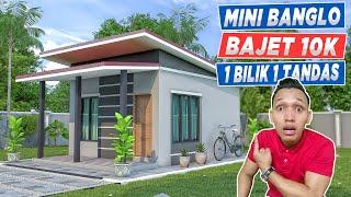 Design Rumah Bajet 10k - 1 bilik tidur 1 bilik air (5x7 Meter)