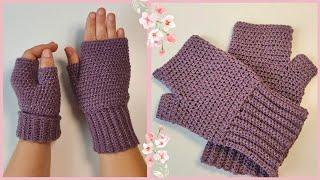 Fast & Easy Crochet Fingerless Gloves Tutorial – Perfect for Beginners!