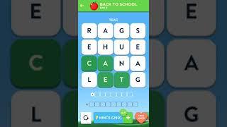 Wordbrain 2 Back To School Challenge - Day 2 | Cheats for Wordbrain 2