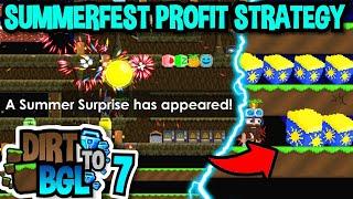 SUMMERFEST NOOB PROFIT STRATEGY - Dirt to BGL #7 | Growtopia