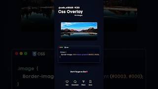 CSS Overlay for images‍ #coding #programming #2024 #cssanimation #js #html #csstricks #css #images