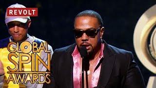 Pharrell presents Timbaland with Lifetime Achievement Award | Global Spin Awards