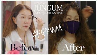 풍성한 헤어 비법 공개! GRWM 함께 외출 준비해요 [Magazine JUNGUM]
